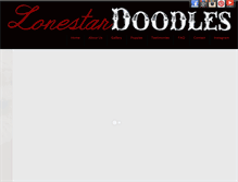 Tablet Screenshot of lonestardoodles.com